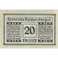 20 Heller Reichersberg