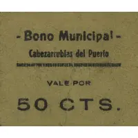 50 Céntimos Cabezarrubias del Puerto