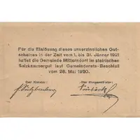 10 Heller Mitterndorf