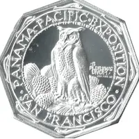 2 oz Silver Panama - Pacific Exposition Tribute Default Category Tokens & Bullions Americas United States United States