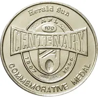 Medal - Herald Sun AFL Centenary North Melbourne Kangaroos