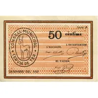 50 Céntimos Cervià de Ter