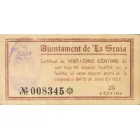 25 Céntimos La Sénia