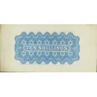 10 Shillings - Victoria Blue