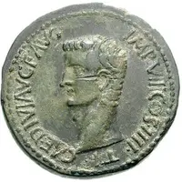 Sestertius - Tiberius PERMISSV L APRONI PROCOS III C SEX POM CELSO C I P