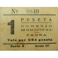 1 Peseta Faura