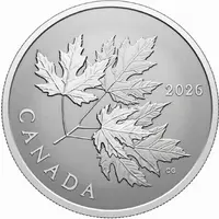 10 Dollars - Charles III Gleaming Maple Leaves