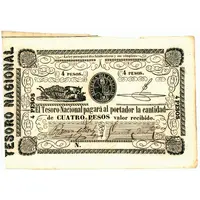 4 Pesos Tesoro Nacional