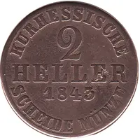 2 Heller - William II / Frederick William