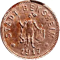 50 Pfennig - Bensheim