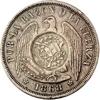 1 Peso Counterstamped coinage