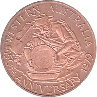 Medal - Western Australia 150th Anniversary History of Mining