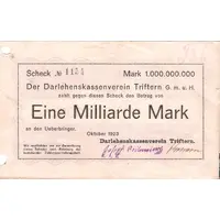 1 000 000 000 Mark Darlehenskassenverein