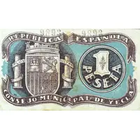 1 Peseta Yecla