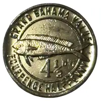 Token - 41/2 Pence - Grand Bahama Club Freeport