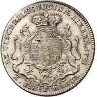 1 Thaler - William IX Konventionstaler