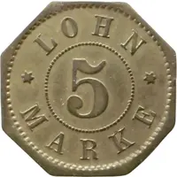 5 Pfennig - Schlitz Burggüter Verwaltung