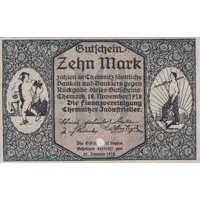 10 Mark Finanzvereinigung Chemnitzer Industrieller