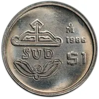 1 Peso Pattern, SUD, Stainless Steel, non-magnetic