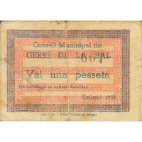 1 Peseta Gerri de la Sal