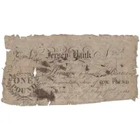 1 Pound Jersey Bank - Burnell & Bristol
