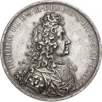 Inauguration of the 'Lange Brücke' in Berlin - Frederick III