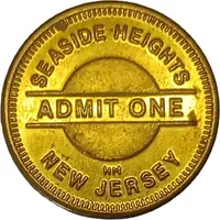 Token - Casino Pier Seaside Heights, New Jersey