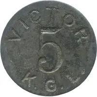 5 Pfennigs - Rauxel Victor K.G.L.