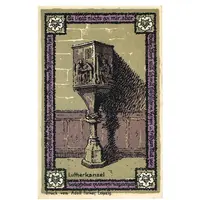 50 Pfennig Lutherhalle, E