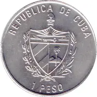 1 Peso Bolivar and Marti Default Category Coins Americas Cuba