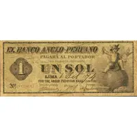 1 Sol Banco Anglo-Peruano
