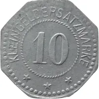 10 Pfennig - Sandow Paul Steinbock