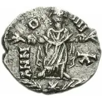 Siliqua in the name of Honorius Carthage mint