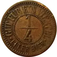 1/4 Liter Bier - Hornberg Schlossbrauerei