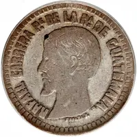 2 Reales Rafael Carrera