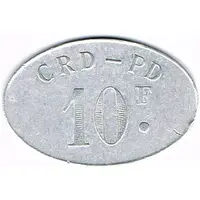 10 Francs - CRD - PD Coulommiers