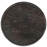 20 Centimes - Crayon Mengin 27 FG St Martin
