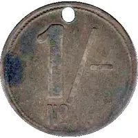 1 Shilling - Osborne, Garret and Co O. G. and Co