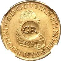 5 Pounds - George II FERDIND VI D G HISPAN ET IND REX