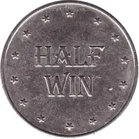 Game Token - Half Win Silver Dollar