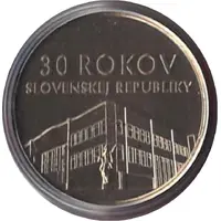 Medal - Slovak Republic 30 Years Token BU Set