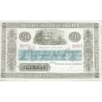 20 Pounds Ulster Bank