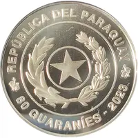 80 Guaraníes Carlos Pedretti
