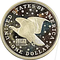 2 oz Silver America's Rarest Coins - Gobrecht Dollar Default Category Tokens & Bullions Americas United States United States