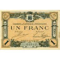 1 Franc - Chambre de commerce d'Angoulème [16] <3ème série>