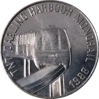 Token - TNT Darling Harbour Monorail - Pyrmont Bridge 1902 Transit Token