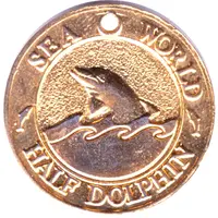 Token - Half Dolphin Sea World - Gold Coast