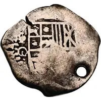 2 Reales - Felipe IV Provisional countermarked coinage