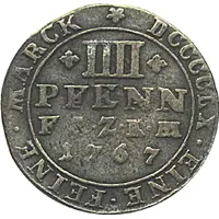 4 Pfennig - Frederick August