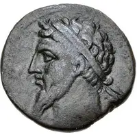 Æ Half Unit - Massinissa or Micipsa Siga, with filleted palm frond